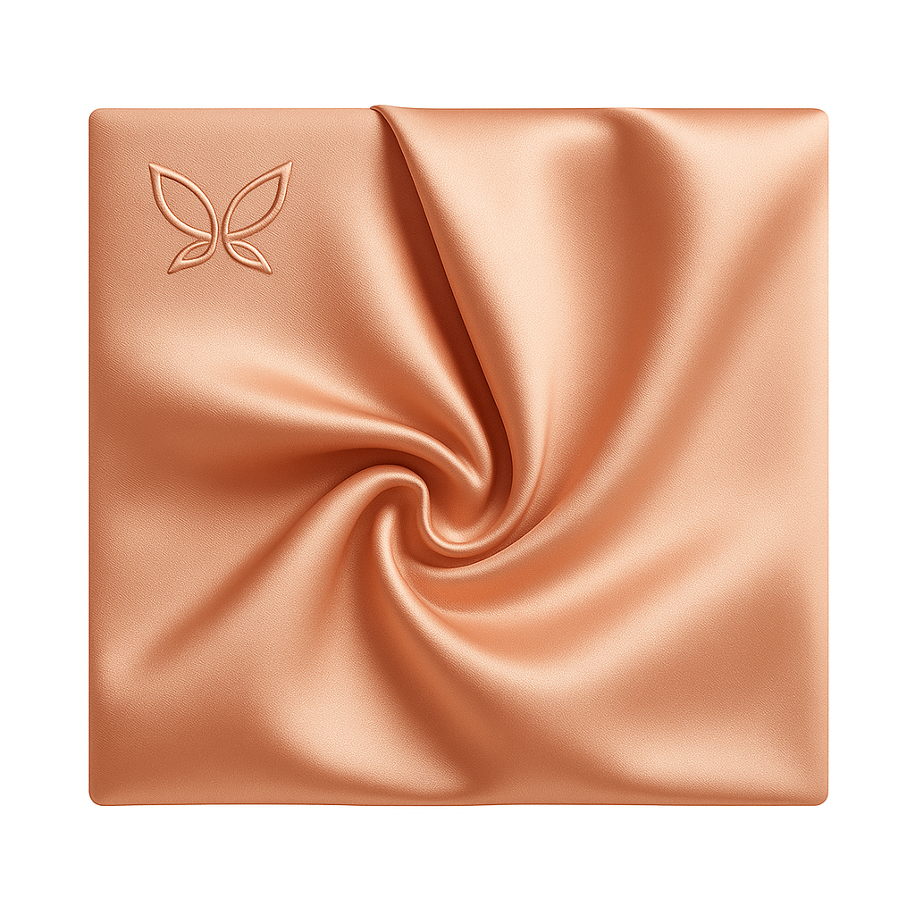 Silk Pillowcase in Champagne Rose