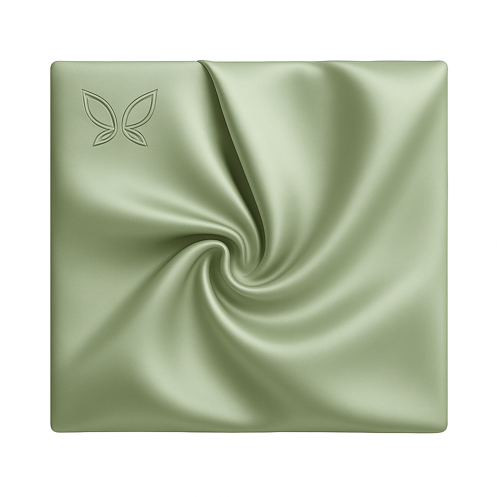 Silk Pillowcase in Fresh Sage